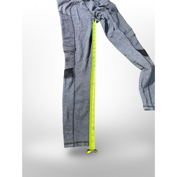 Lululemon Gray Heathered Leggings athletic Activewear Size 4 yoga running gym - Picture 6 of 6